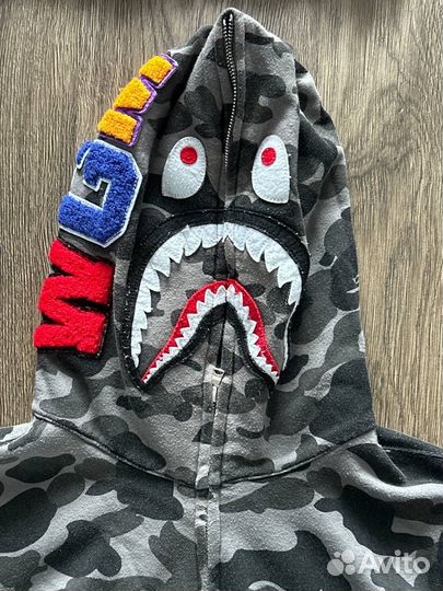 Зип Худи Bape shark