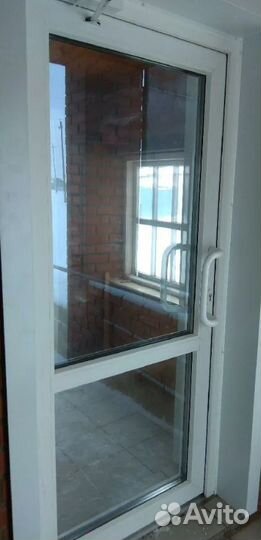 Дверь холодный алюминий