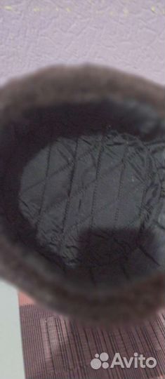 Мужская шапка нутрия