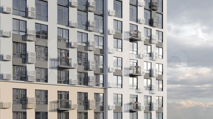 2-к. квартира, 55,7 м², 21/25 эт.