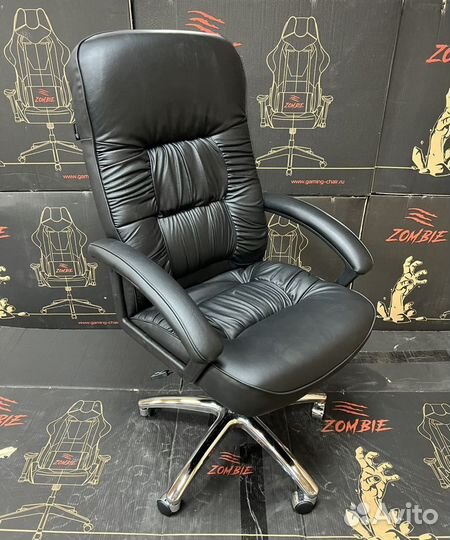 Кресло руководителя из натуральной кожи