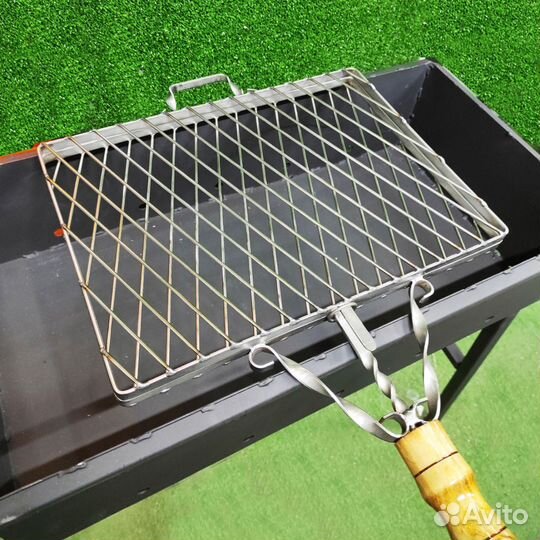 Решетка для мяса мангала гриля барбекю