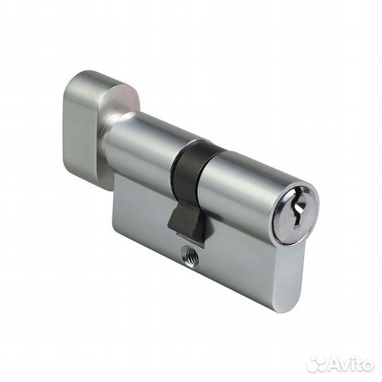 Цилиндр (35х35) мм ключ/вертушка матовый никель