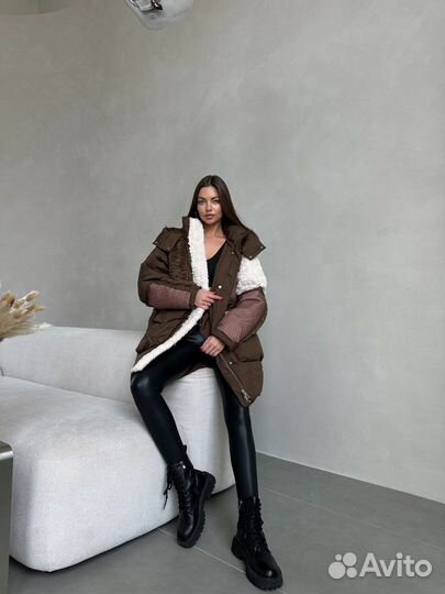 Женская куртка оверсайз