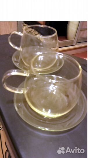 Чашки и Чайные пары стекло в подарок
