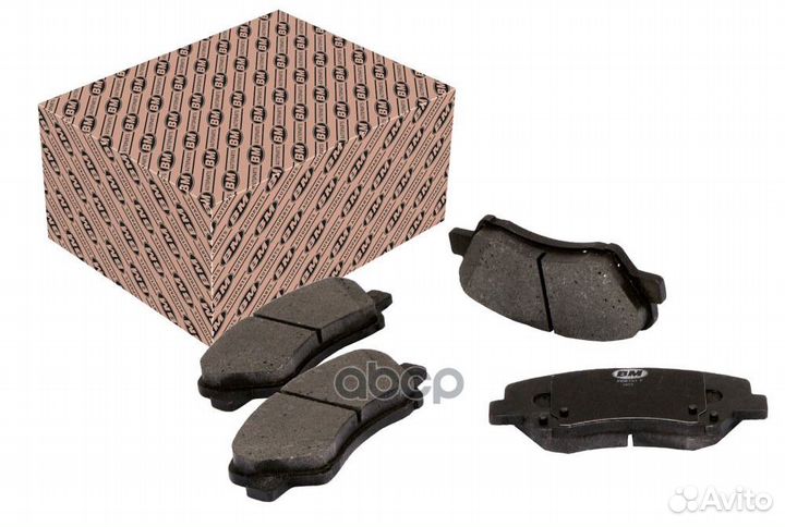 Колодки тормозные дисковые усиленные перед пра