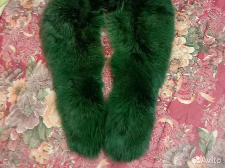 Меховой воротник песец