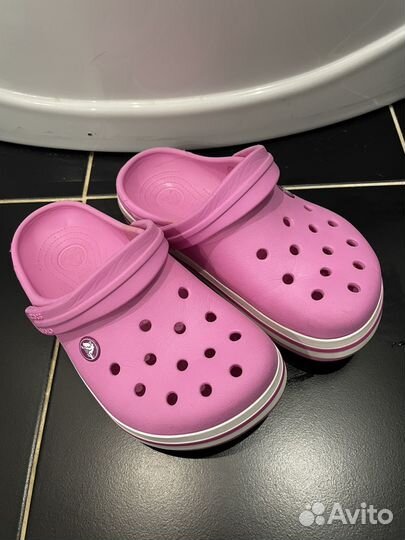 Сандалии детские для девочки Crocs 34-35 размер