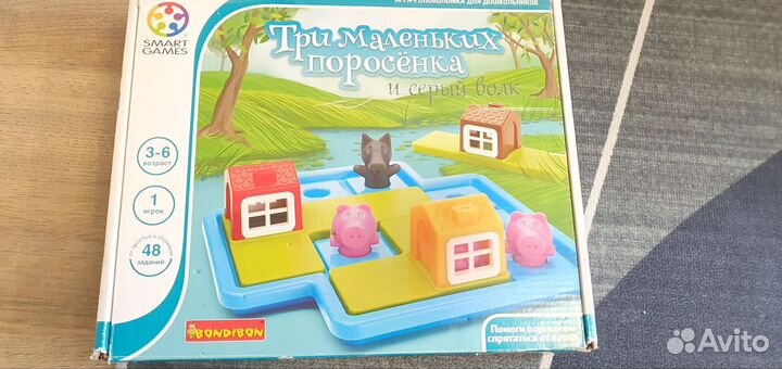 Игра-головоломка bondibon Три маленьких поросёнка