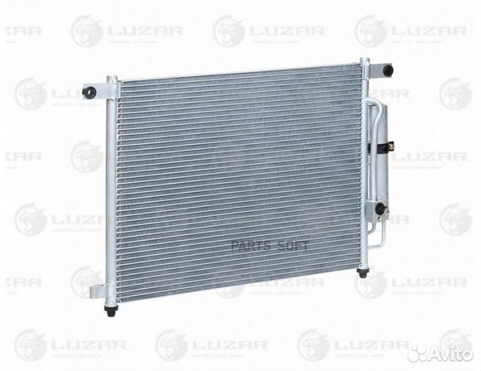 Luzar lrac 0589 Радиатор кондиционера с ресивером