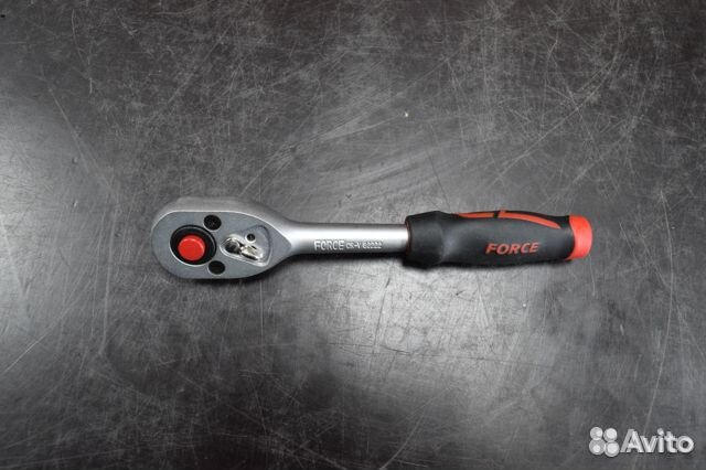 Трещотка 1/4DR L 155 мм 24 зубца force