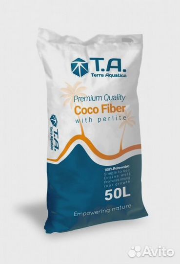 Кокосовый субстрат Terra Aquatica CocoTek 50л
