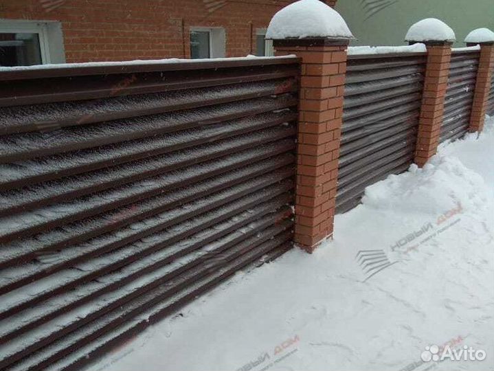 Забор жалюзи еврожалюзи