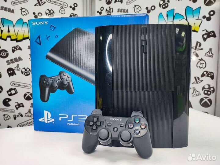 PlayStation 3 Super Slim(500Gb) Б/У+3 мес.гарантии
