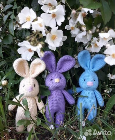 Зайки ручная работа