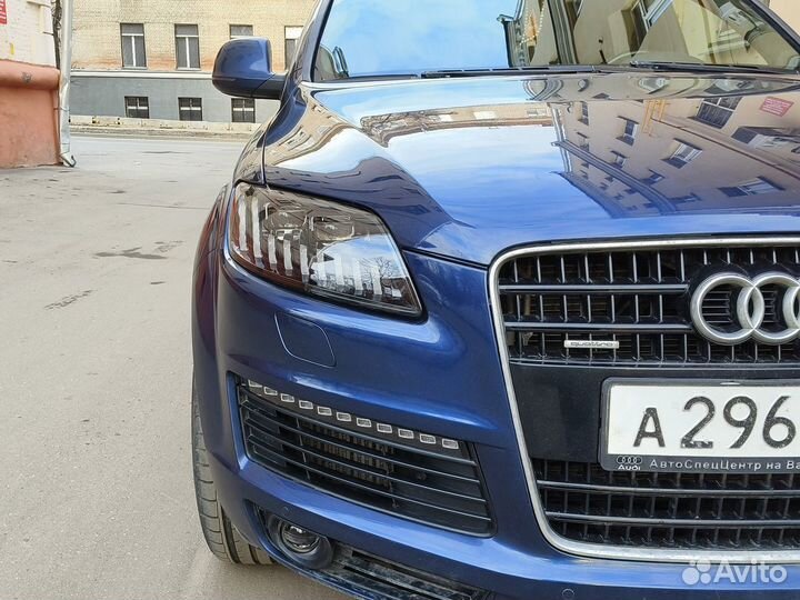 Светодиодные фары Audi Q7 4L с анимацией 2006-2015