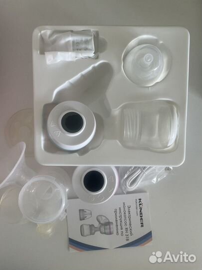 Молокоотсос электрический с 2 аккумами Kunder