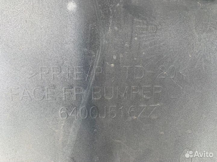 Накладка переднего и заднего бампера Pajero Sport