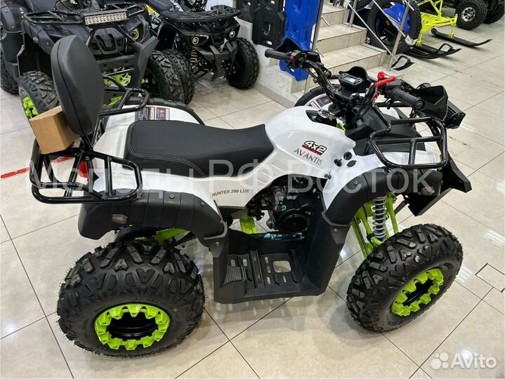 Квадроцикл Авантис Хантер 200 Lux 2023 белый