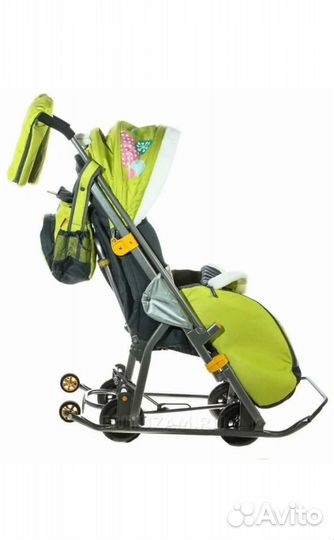 Санки коляска ника для двойни