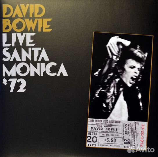 Виниловая пластинка David Bowie live santa monica