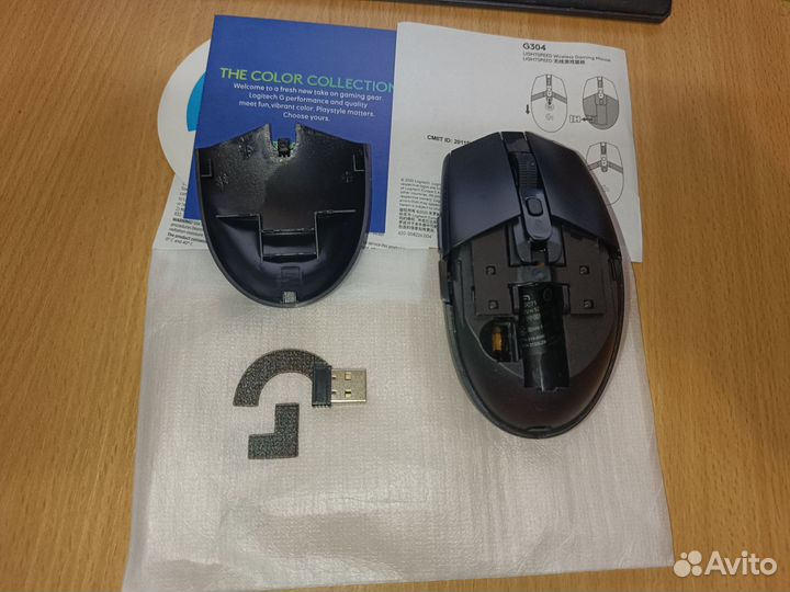 Игровая мышь беспроводная Logitech g304 реплика