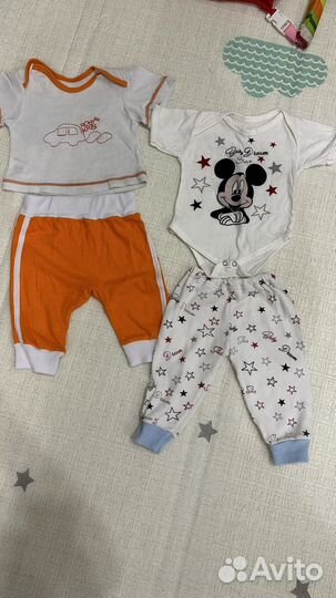 Вещи пакетом на мальчика 0-6