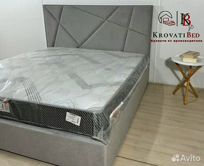 Кровать двухспальная 180/200 с матрасом на заказ