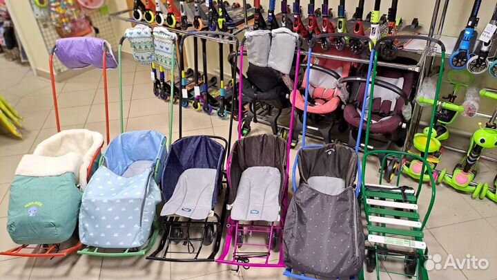 Санки на колесах nika Тимка 5