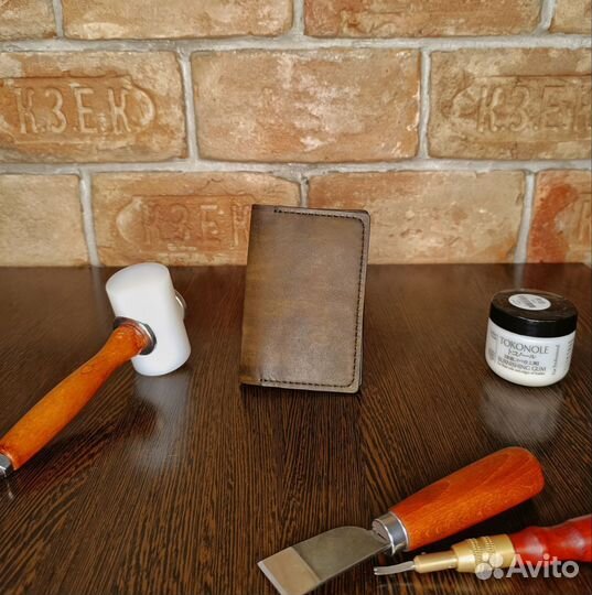 Обложка на паспорт из натуральной кожи