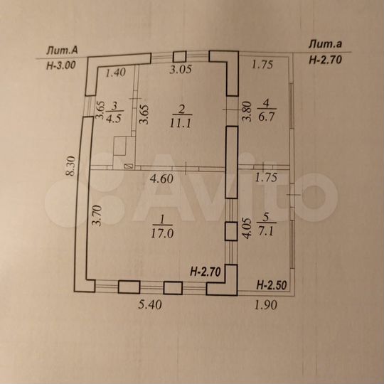 Дом 50 м² на участке 22 сот.