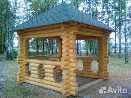 Беседка из сруба