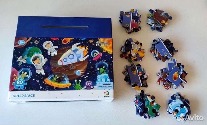 Пазл dodo В космосе 80 деталей