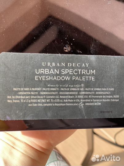Urban decay spectrum