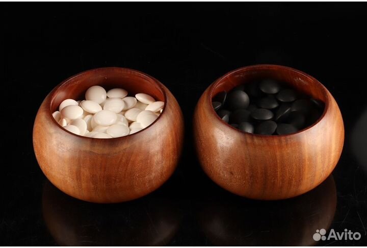 Набор камней для настольной игры Го, ракушка №33