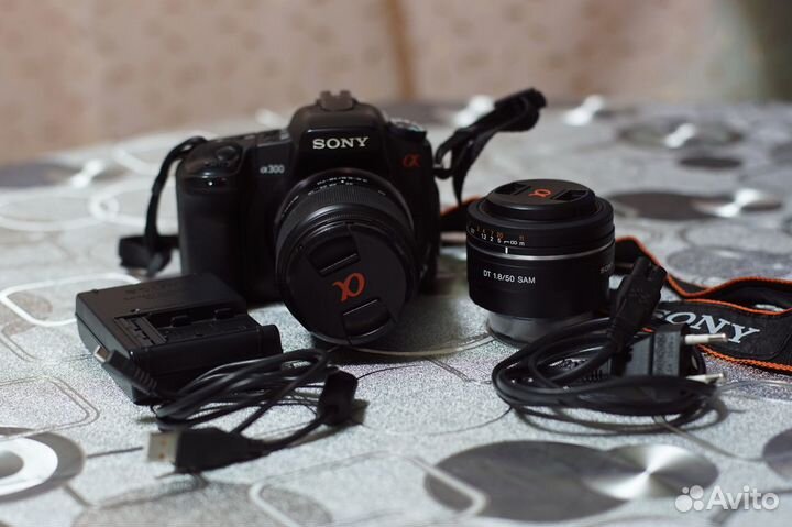 Фотоаппарат Sony Alpha dslr-A300 Kit