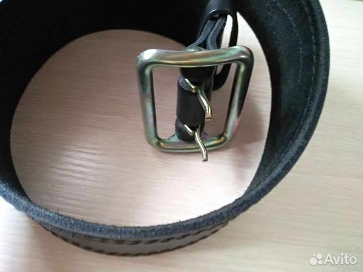 Ремень военный кожаный