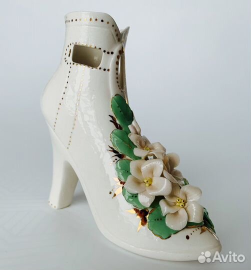 Туфелька «Весна» фарфор