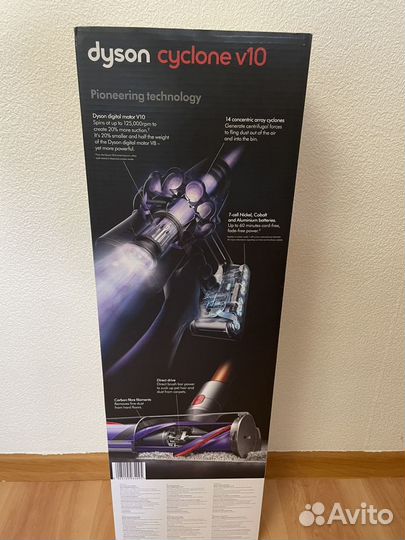 Вертикальный пылесос dyson cyclone v10 absolute