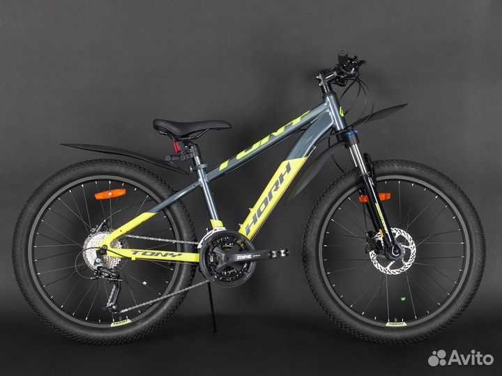 Велосипед horh tony tyhd 4.3 24 (2023) Black-Green