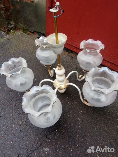 Люстра СССР 5 рожковая