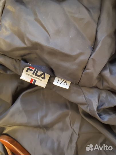 Пуховик мужской fila