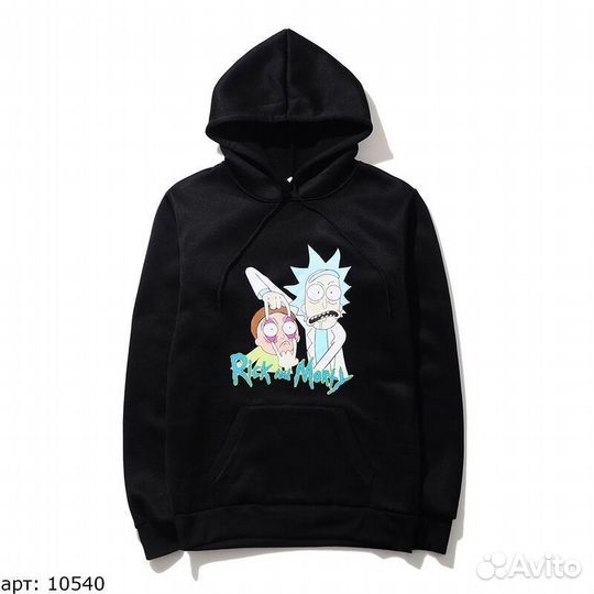 Худи Rick and Morty Черное
