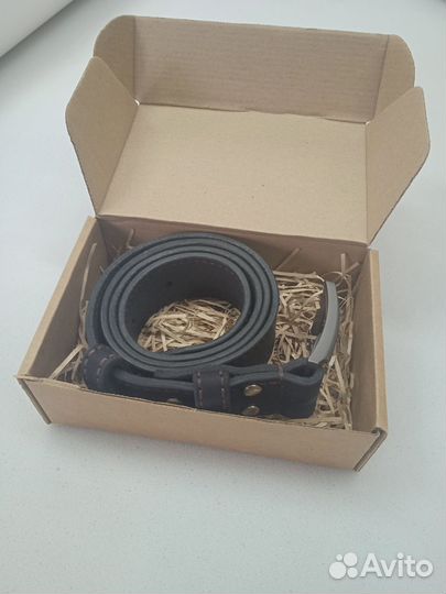 Кожаный ремень ручной работы