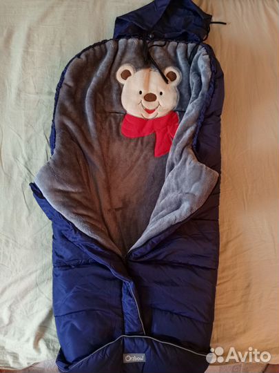 Зимний конверт мешок в коляску или санки