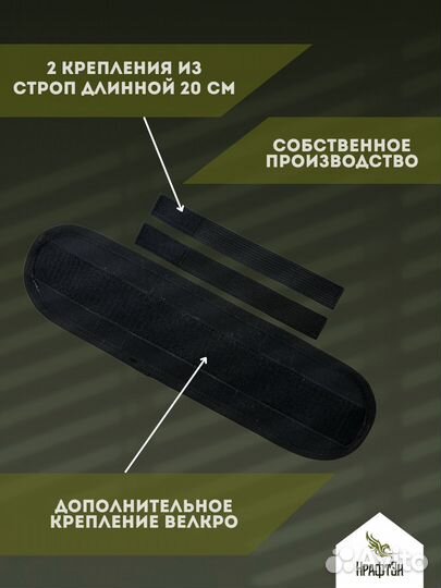 Подплечники для бронежилета (черн)