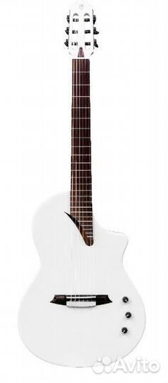 Hispania-White-GT Классическая гитара со звукосним