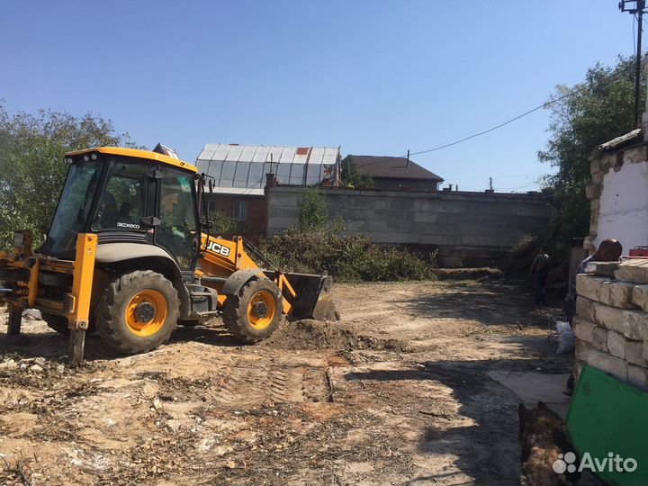 Услуги экскаватора трактора