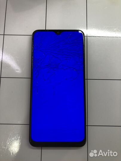 Дисплей в раме оригинал Samsung A30S битый