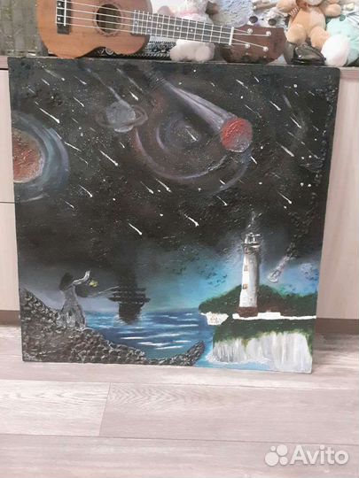 Картина маслом на двп